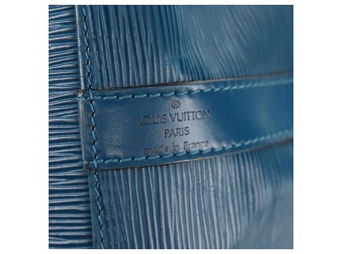 Noe Borsa Petit Noé Louis Vuitton in pelle Epi piccola Blu - vista 7