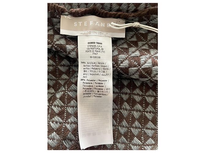 Autre Marque Sciarpa invernale Stefanel - unisex Bronzo - vista 2