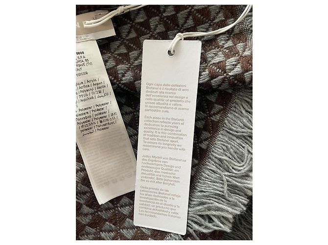 Autre Marque Sciarpa invernale Stefanel - unisex Bronzo - vista 7