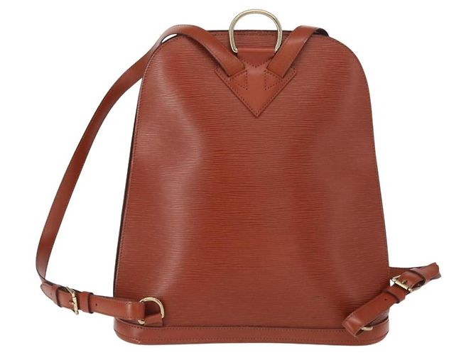 Louis Vuitton Gobelins Epi Leather Castaño - vista 2