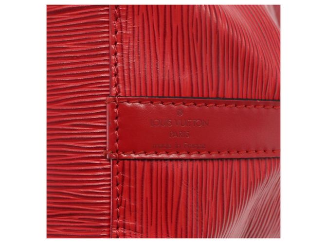 Louis Vuitton Petit Noe Epi Leather Medium Rosso - vista 7