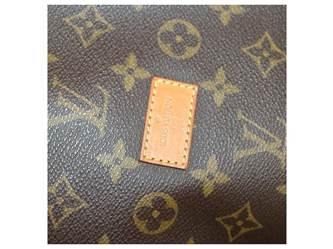Borsa Saumur Louis Vuitton in tela Monogram 43 Marrone - vista 6