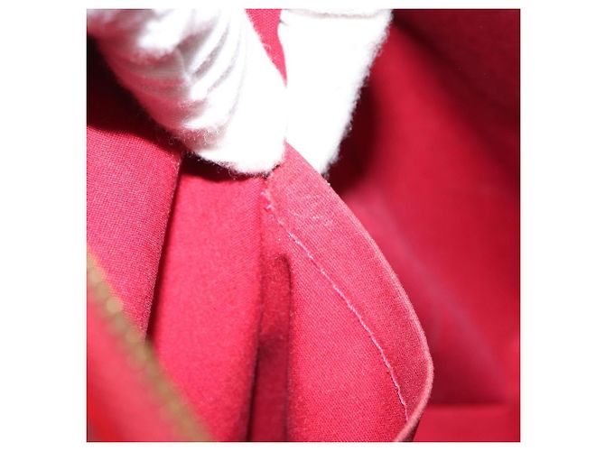 Borsa Bellevue Monogram Vernis PM Louis Vuitton Rosso - vista 6