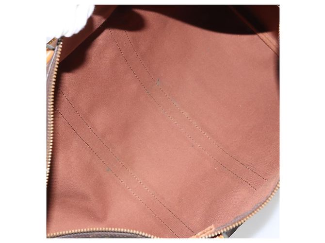 Borsa Keepall Louis Vuitton in tela Monogram 45 Marrone - vista 5