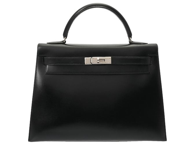 Hermès Hermes Kelly 32 Einkaufstasche Schwarz - Ansicht 2