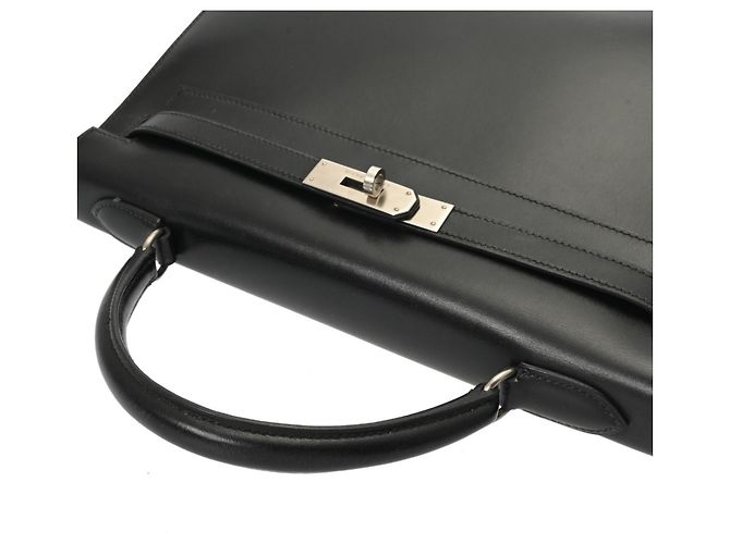 Hermès Hermes Kelly 32 Einkaufstasche Schwarz - Ansicht 4