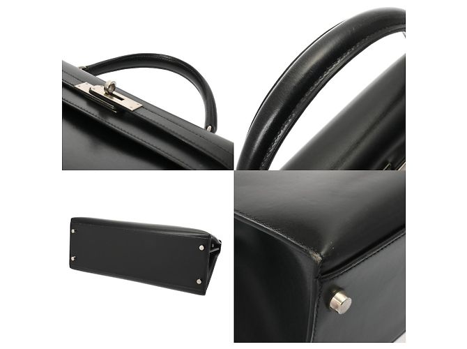 Hermès Hermes Kelly 32 Einkaufstasche Schwarz - Ansicht 5