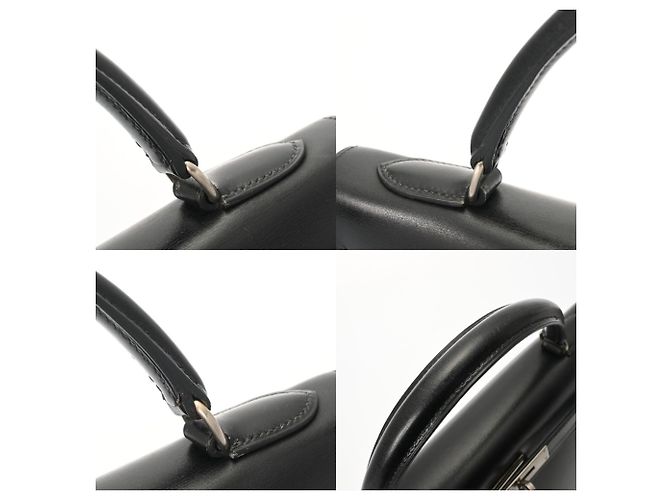 Hermès Hermes Kelly 32 Einkaufstasche Schwarz - Ansicht 7