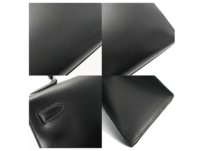 Hermès Hermes Kelly 32 Einkaufstasche Schwarz - Ansicht 8