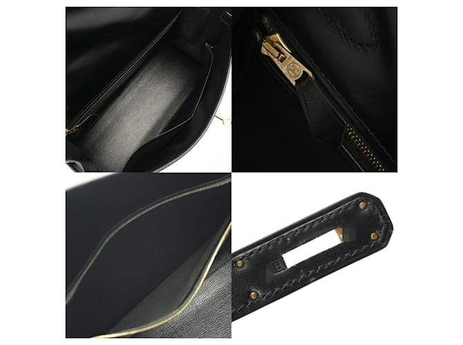 Hermès Hermes Kelly 32 Einkaufstasche Schwarz - Ansicht 10