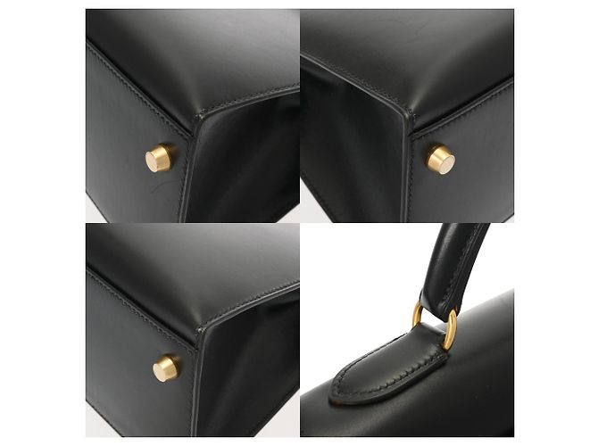 Hermès Hermes Kelly 32 Einkaufstasche Schwarz - Ansicht 7