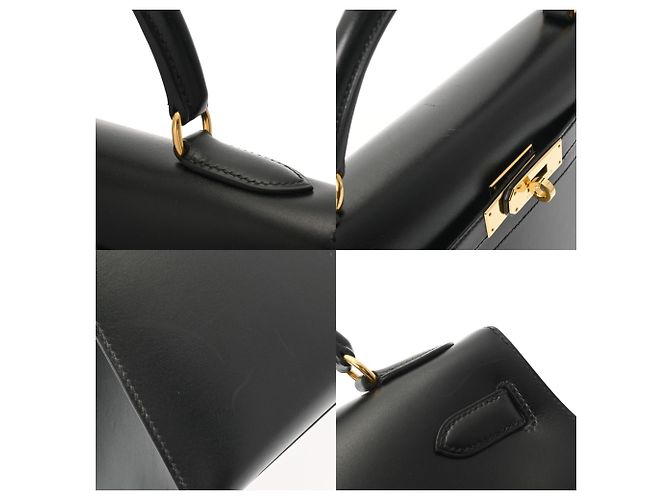 Hermès Hermes Kelly 32 Einkaufstasche Schwarz - Ansicht 8