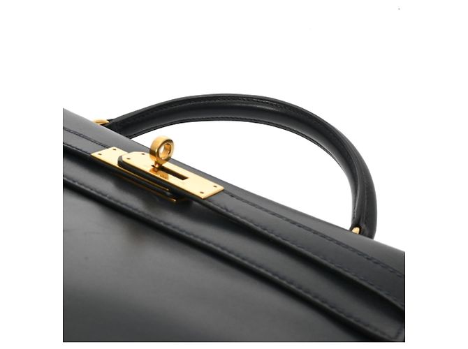 Hermès Hermes Kelly 32 Einkaufstasche Marineblau - Ansicht 5