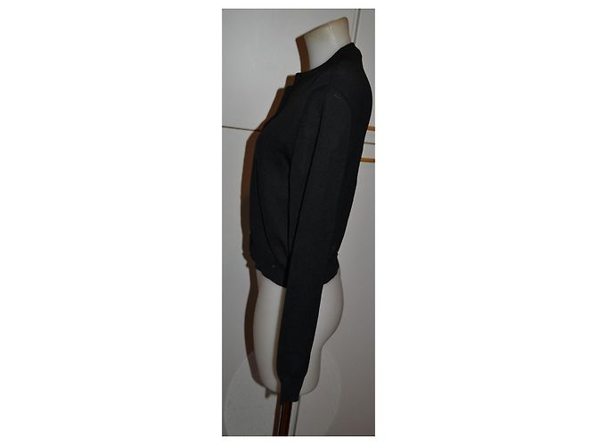 Cárdigan Salvatore Ferragamo negro de algodón - vista 3