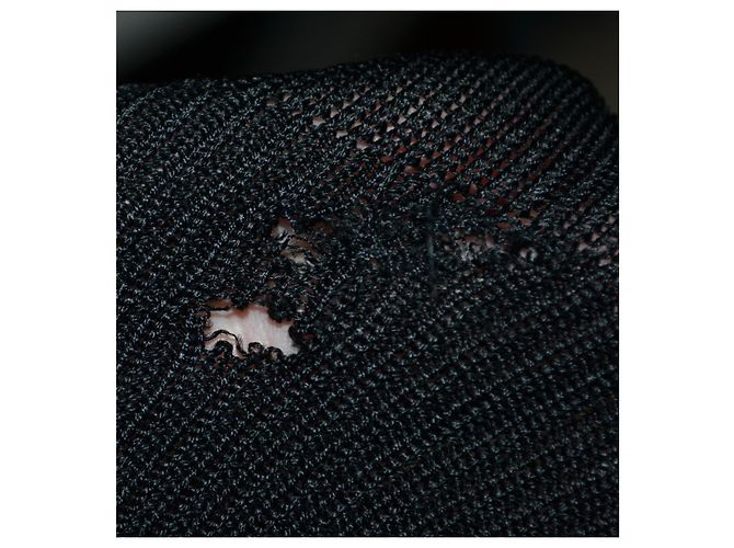Cárdigan Salvatore Ferragamo negro de algodón - vista 5