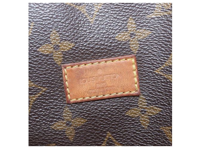 Borsa Saumur Louis Vuitton in tela Monogram 30 Marrone - vista 6