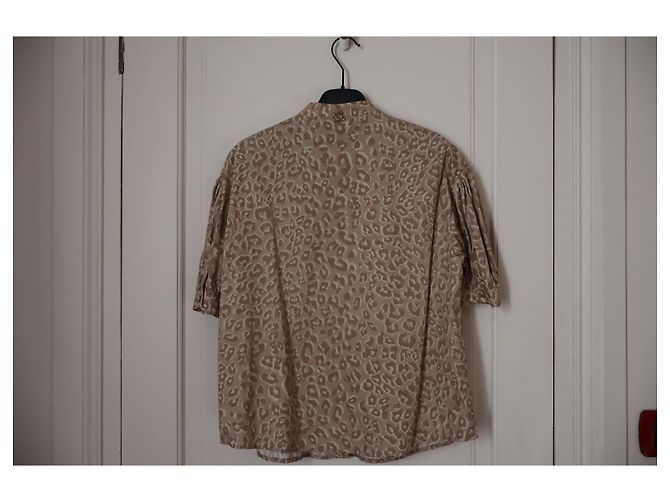 Blusa Twin Set de algodón beige - vista 2