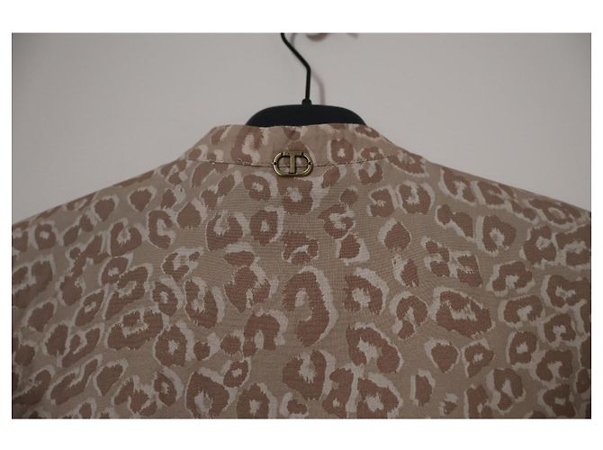 Blusa Twin Set de algodón beige - vista 3