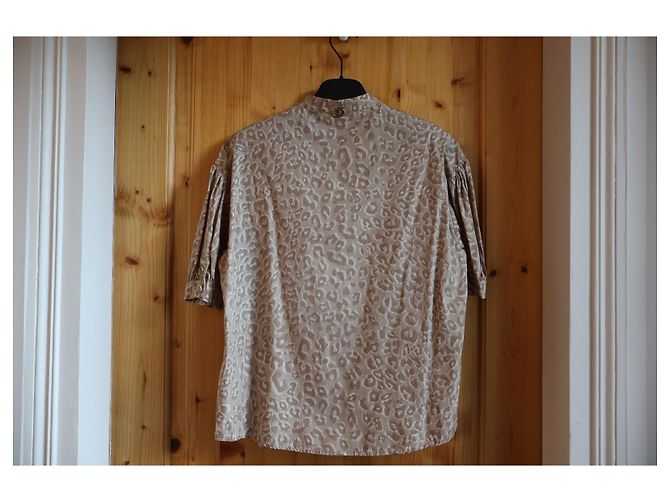 Blusa Twin Set de algodón beige - vista 5