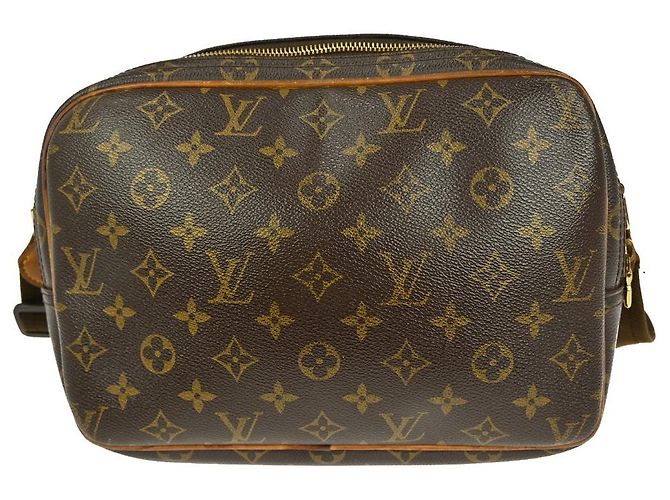 Borsa Reporter Louis Vuitton in tela Monogram PM Marrone - vista 2