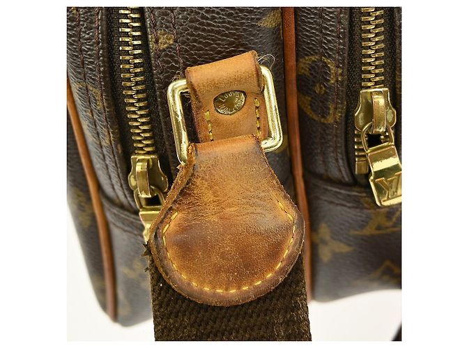 Borsa Reporter Louis Vuitton in tela Monogram PM Marrone - vista 6