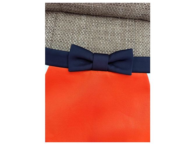 Mini Falda Miu Miu Naranja de Jersey - vista 6