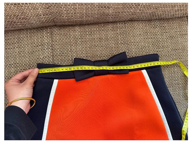 Mini Falda Miu Miu Naranja de Jersey - vista 7