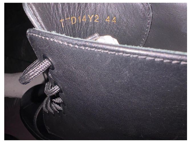 Valentino Garavani Leder Combat Boots - 44 Schwarz - Ansicht 8