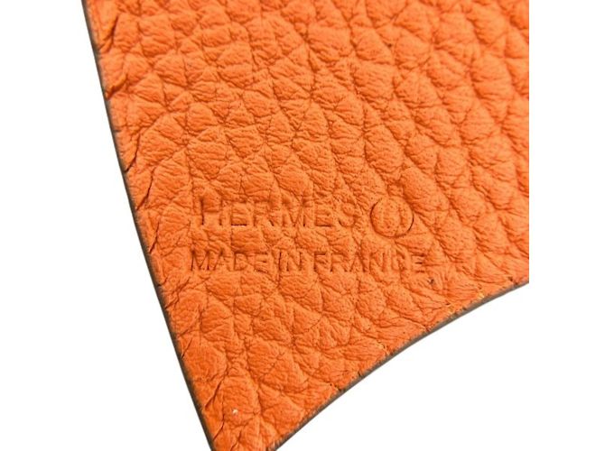 Silk In Charm a forma di cuore Petit H di Hermès per donne Arancione - vista 5