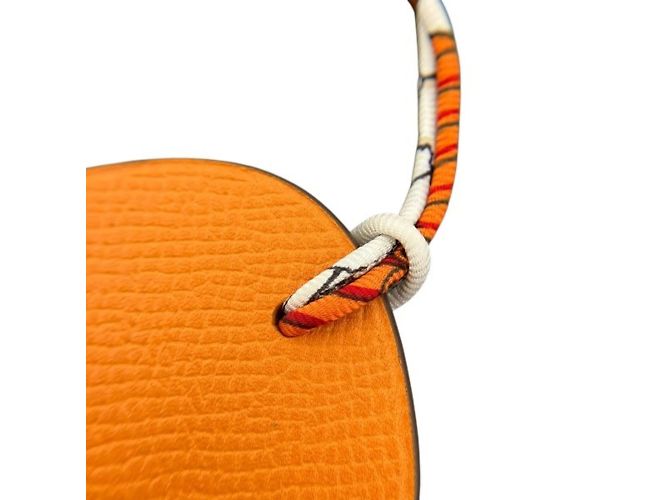 Silk In Charm a forma di cuore Petit H di Hermès per donne Arancione - vista 6