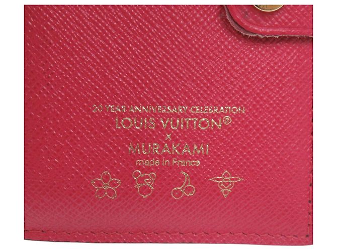 Billetera bifold de lona Monogram Louis Vuitton Castaño Roja Monograma - vista 7