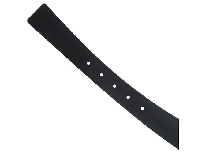 Louis Vuitton Monogram Leder- und Canvas-Gürtel Braun Schwarz Monogramm - Ansicht 10