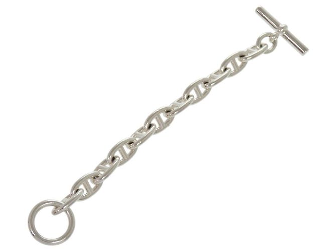 Hermès Bracciale charm Chaine d'Ancre GM 11 link Hermes Argento - vista 3
