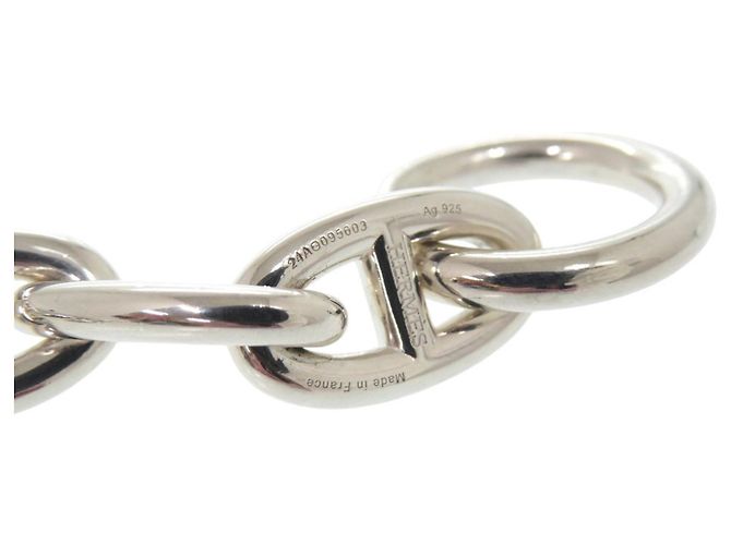 Hermès Bracciale charm Chaine d'Ancre GM 11 link Hermes Argento - vista 4