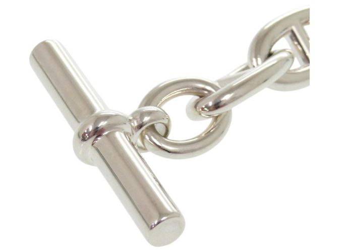 Hermès Bracciale charm Chaine d'Ancre GM 11 link Hermes Argento - vista 5