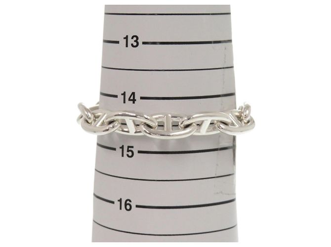 Hermès Bracciale charm Chaine d'Ancre GM 11 link Hermes Argento - vista 6