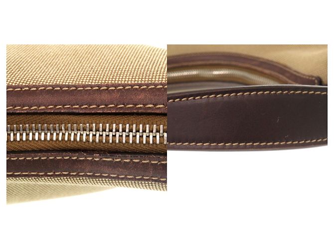 Jacquard Bolso de Hombro Prada Marrón y Caqui Castaño - vista 10