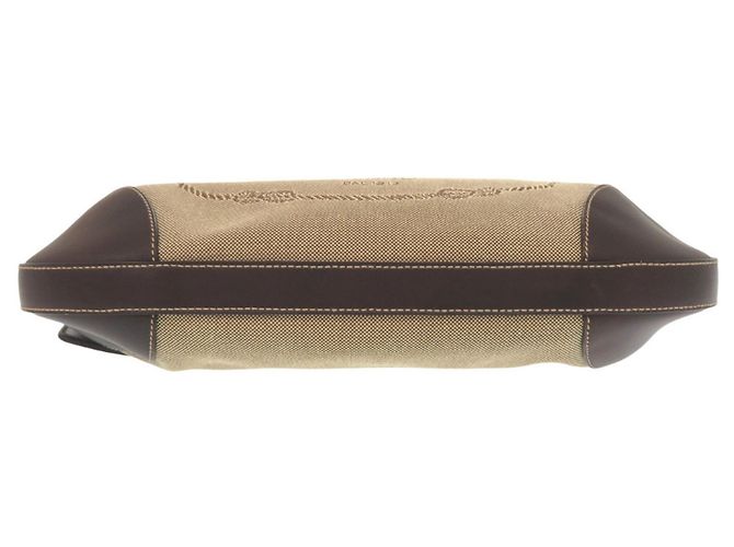 Jacquard Bolso de Hombro Prada Marrón y Caqui Castaño - vista 3