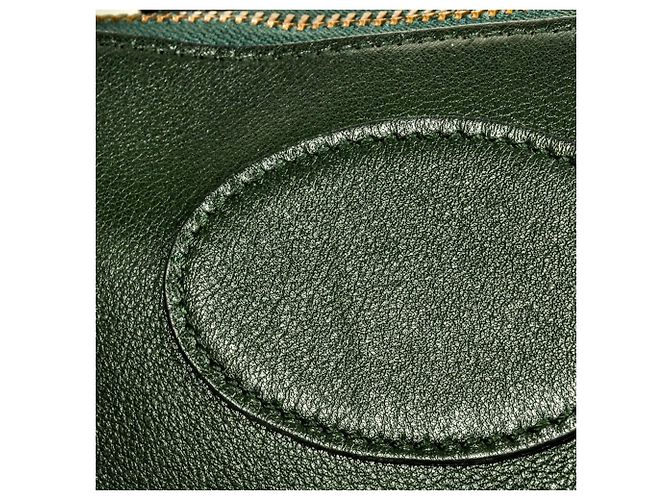 Borsa Hermès Bolide 35 in pelle Ardennes verde - vista 10