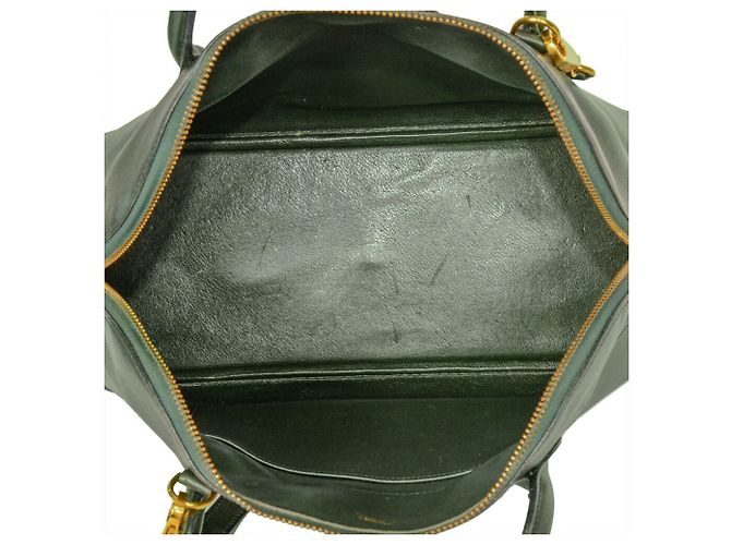Borsa Hermès Bolide 35 in pelle Ardennes verde - vista 7