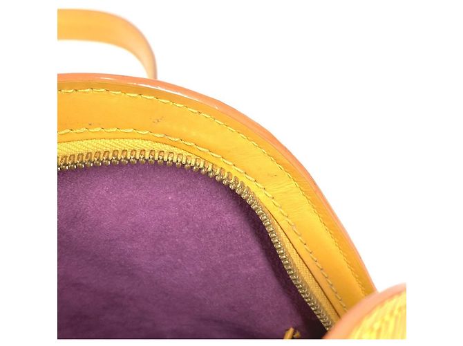 Borsa tote in pelle Epi Louis Vuitton Giallo - vista 14