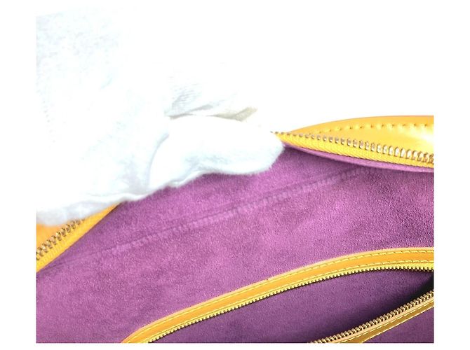 Borsa tote in pelle Epi Louis Vuitton Giallo - vista 16