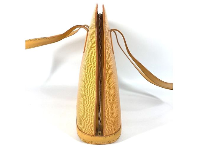 Borsa tote in pelle Epi Louis Vuitton Giallo - vista 3