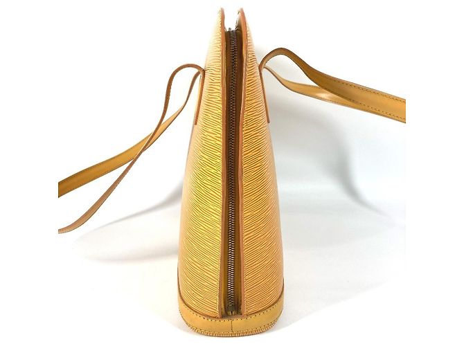 Borsa tote in pelle Epi Louis Vuitton Giallo - vista 4