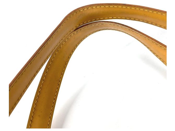 Borsa tote in pelle Epi Louis Vuitton Giallo - vista 8