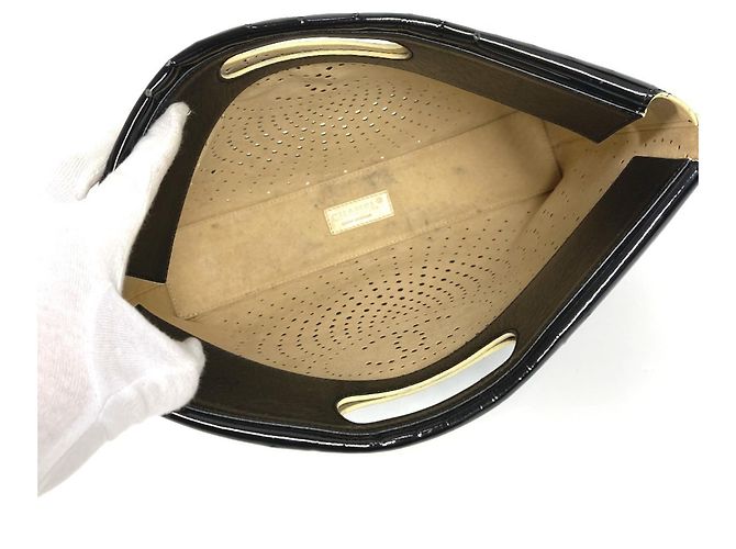 Borsa a mano Chanel Punching CC Logo Coco Nero - vista 12