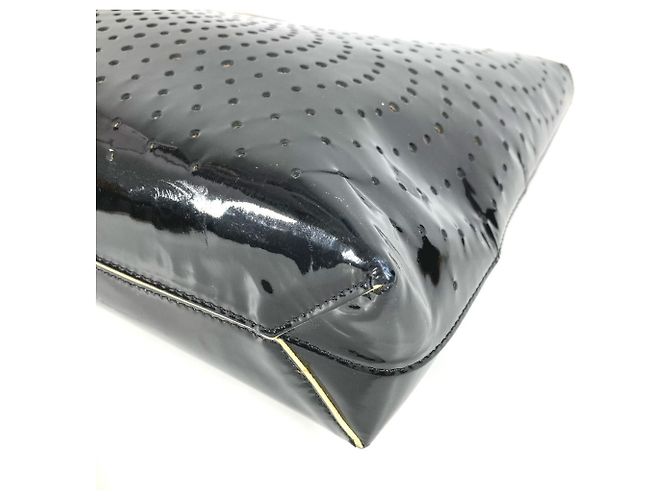 Borsa a mano Chanel Punching CC Logo Coco Nero - vista 6