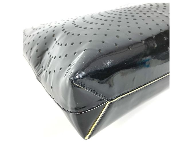 Borsa a mano Chanel Punching CC Logo Coco Nero - vista 7