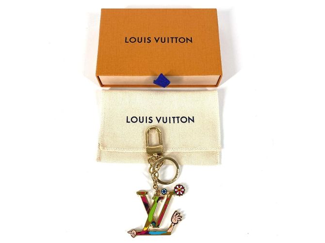 Multicolor Schlüsselanhänger Louis Vuitton Mehrfarben Golden - Ansicht 14