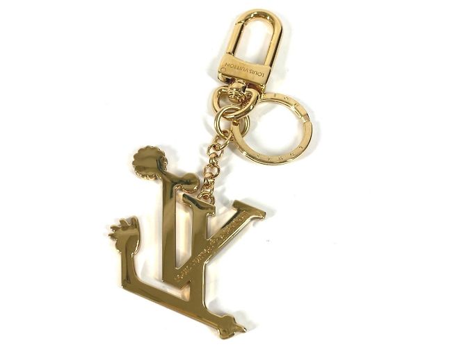 Multicolor Schlüsselanhänger Louis Vuitton Mehrfarben Golden - Ansicht 2